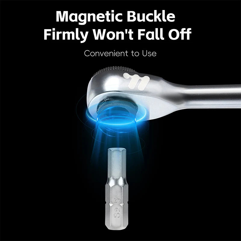Portable Ratchet Wrench Kit 14 In 1 WEST BIKING