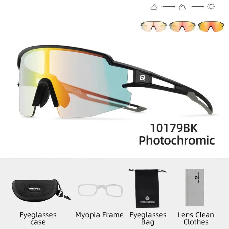 Cycling Glasses Photochromic Eye Protecting Glasses ROCKBROS
