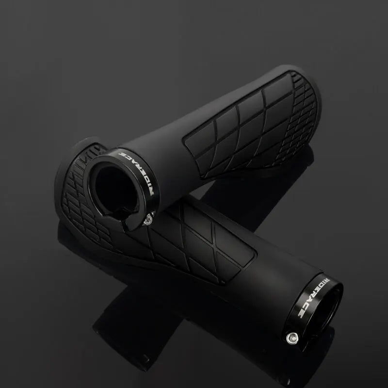 Bicycle Soft Rubber Shockproof Ergonomic Anti-Slip Handlebar RIDERACE