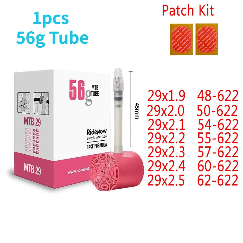 TPU Ultralight Bike Inner Tube with Patch Kit RideNow