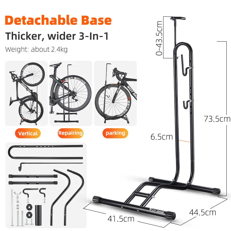 Foldable Bicycle Repair Stand/Storage Parking Rack WEST BIKING