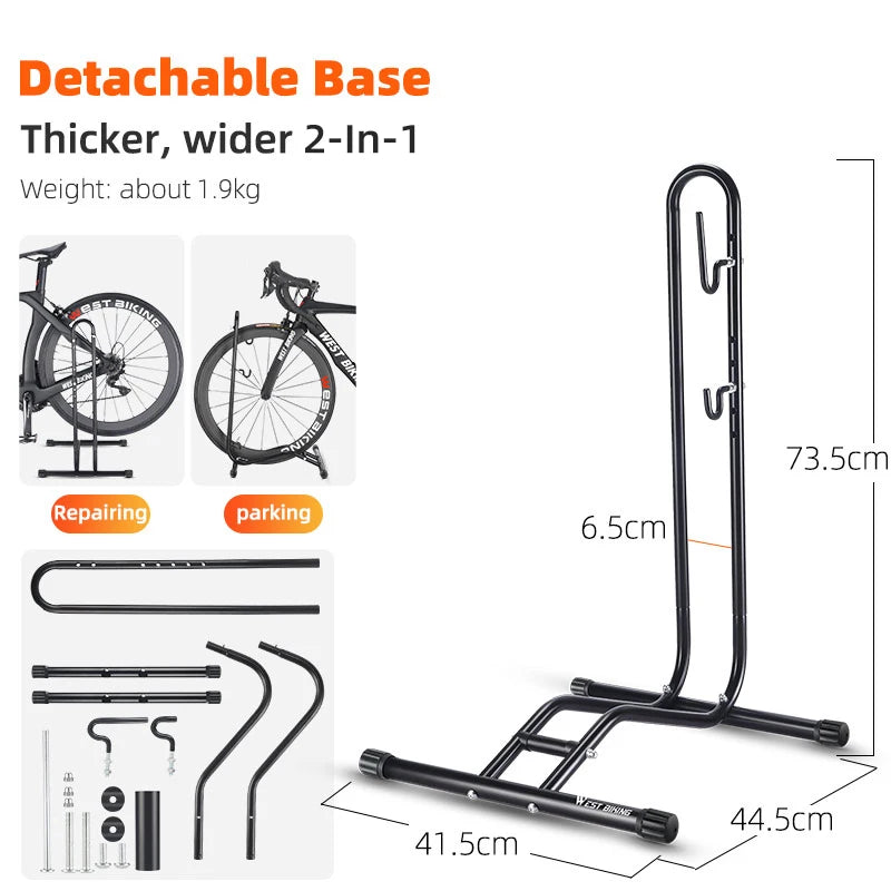 Foldable Bicycle Repair Stand/Storage Parking Rack WEST BIKING