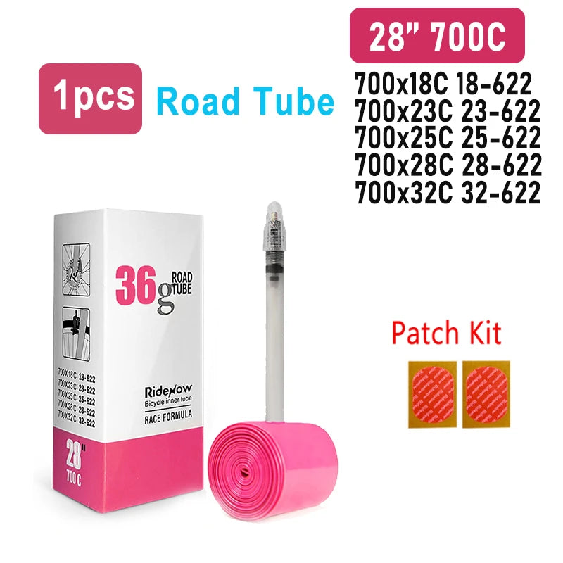 TPU Ultralight Bike Inner Tube with Patch Kit RideNow