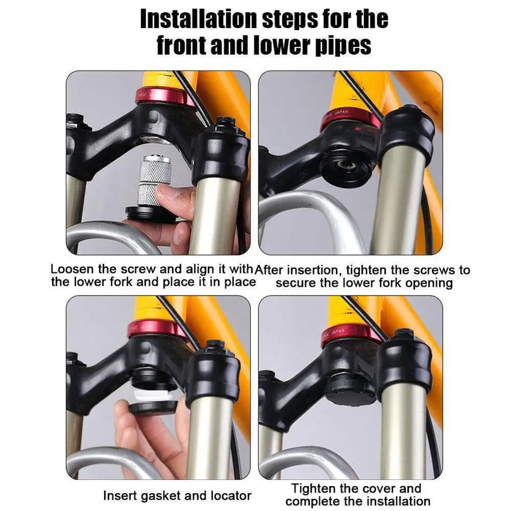 Bicycle Mount Fork Down Tube Bracket Waterproof Anti-theft Airtag Case Tracker Holder
