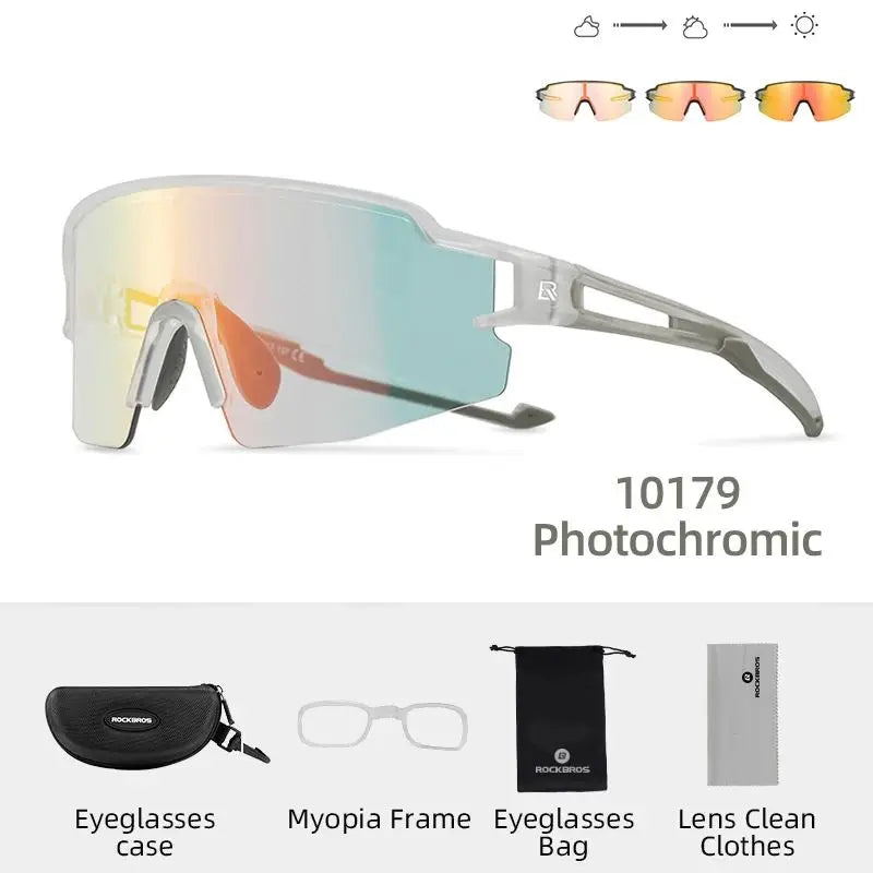 Cycling Glasses Photochromic Eye Protecting Glasses ROCKBROS