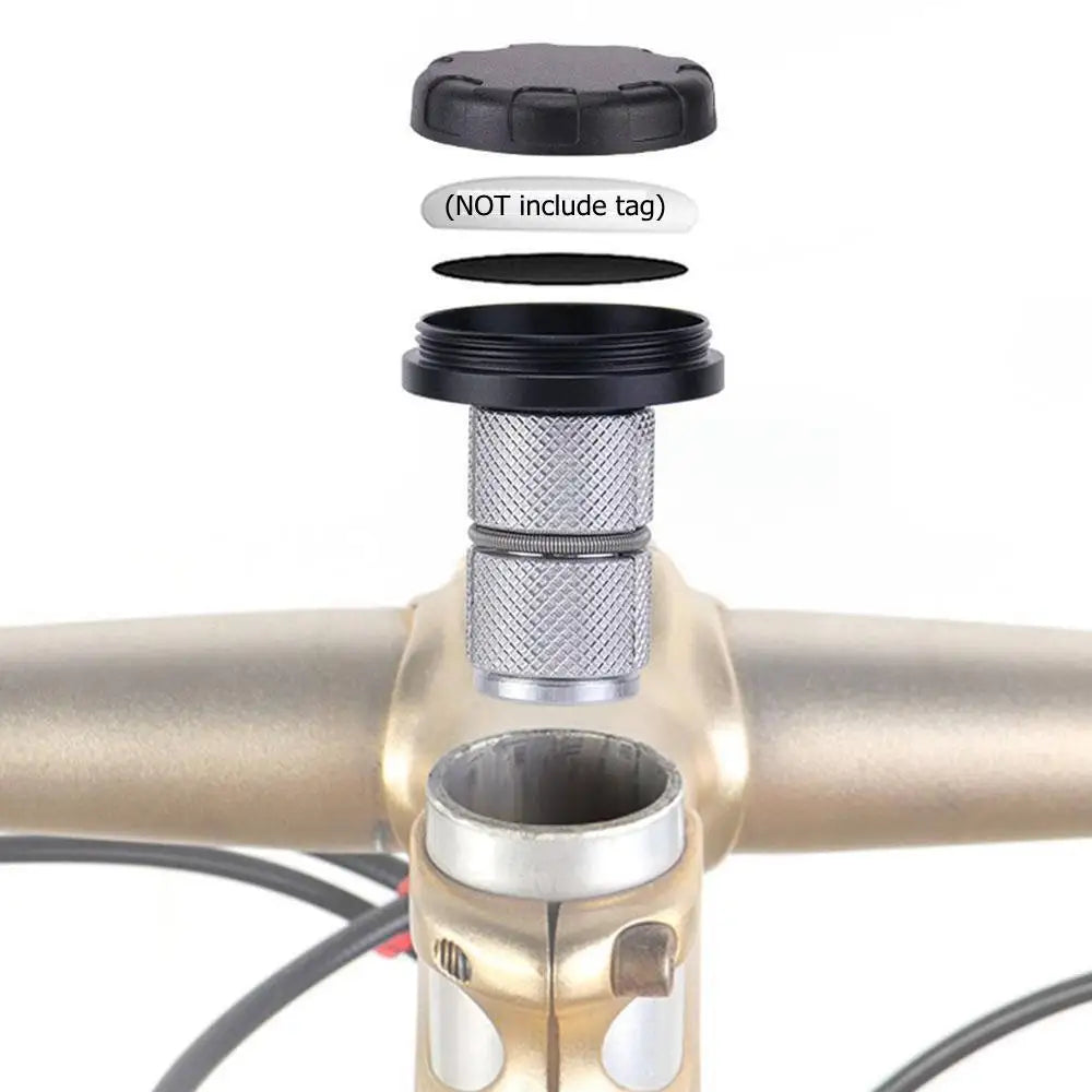 Bicycle Mount Fork Down Tube Bracket Waterproof Anti-theft Airtag Case Tracker Holder