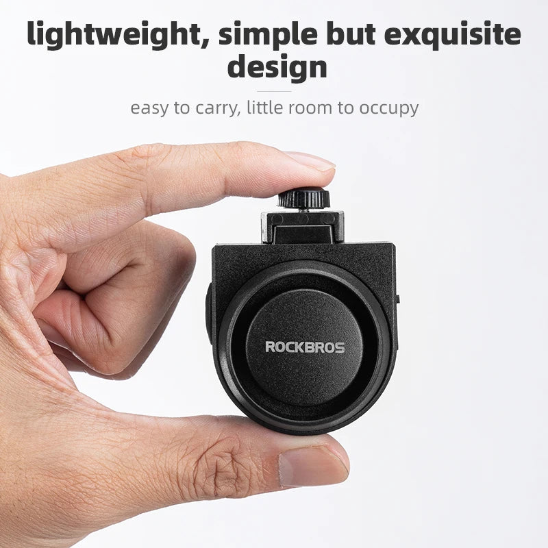 Bicycle Type-C Vibration Anti Theft Electric Alarm Horn with Wireless Remote Control ROCKBROS