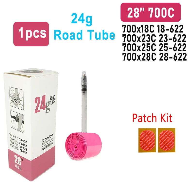 TPU Ultralight Bike Inner Tube with Patch Kit RideNow