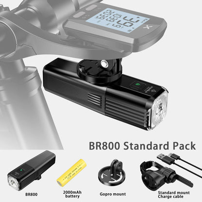 Bike Light with Tail Light USB - C Rechargeable LED TOWILD BR800