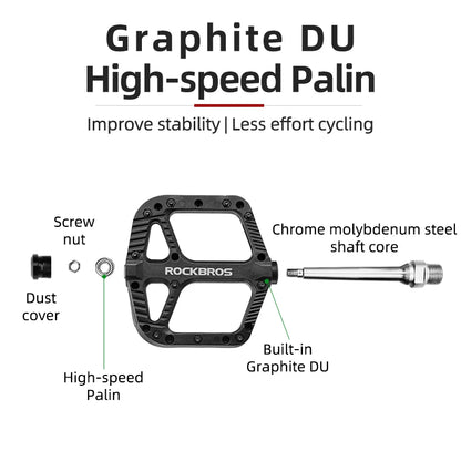 Ultralight Seal Bearings Bicycle Pedals ROCKBROS