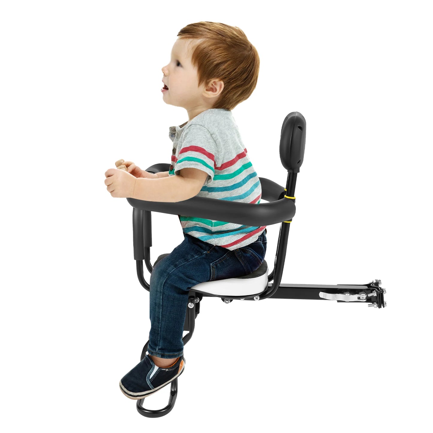 Kids Bike Seat Bearing 40kg Front Mounted