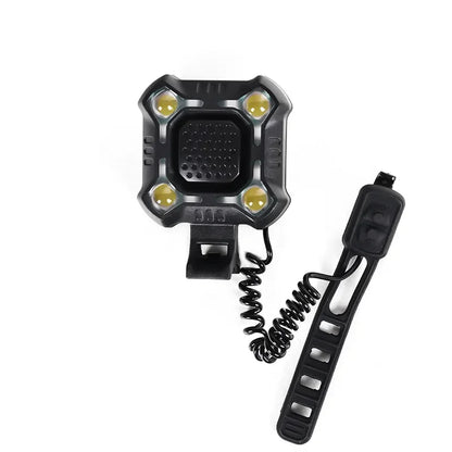 Bicycle Multifunctional 2-in-1 Horn Lamp High Decibel Waterproof USB Charge