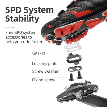 Bicycle Lock Pedal 2 In 1 Anti-slip Lock Nylon Pedal ROCKBROS