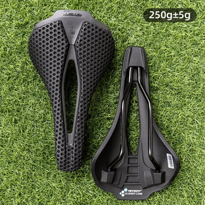 3D Printed Bicycle Ultralight Carbon Saddle 250x140mm RYET