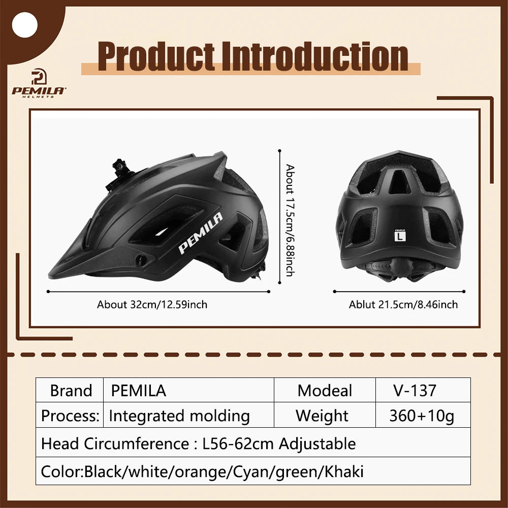 Ultralight Cycling Helmet Road Mtb Helmet PEMILA