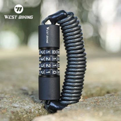 Portable Bicycle Password Lock WEST BIKING