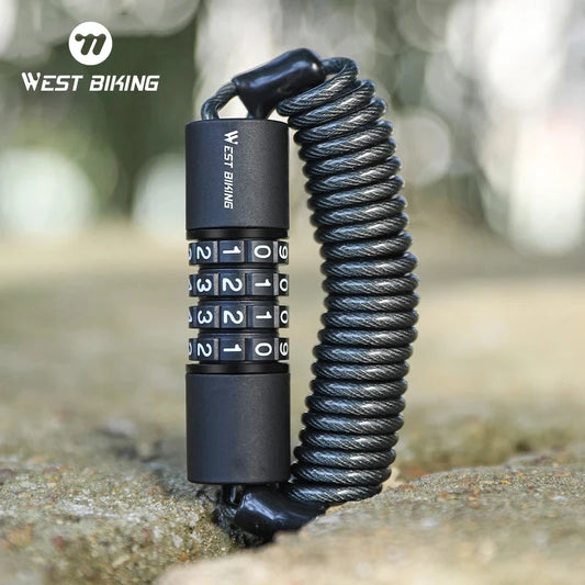 Portable Bicycle Password Lock WEST BIKING