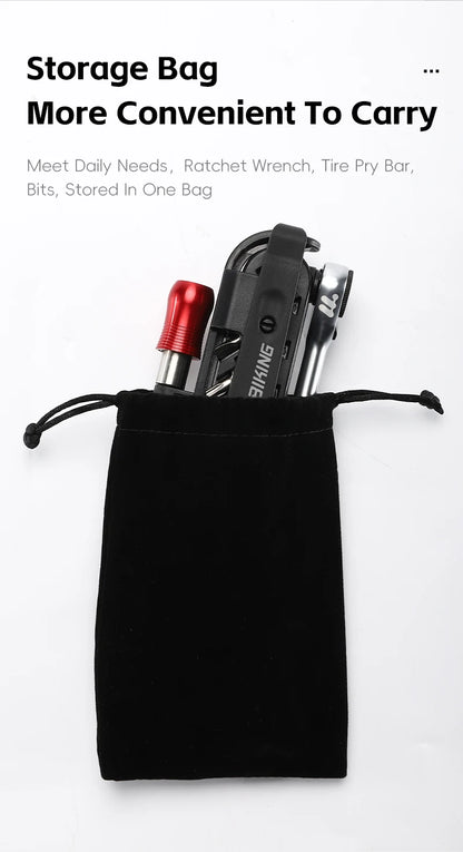 Portable Ratchet Wrench Kit 14 In 1 WEST BIKING