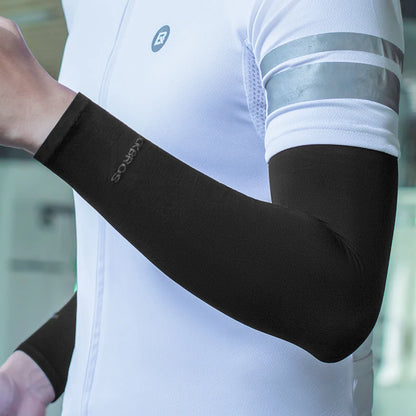 Summer Breathable Ice Silk Bicycle Sleeves Sun UV Protect ROCKBROS
