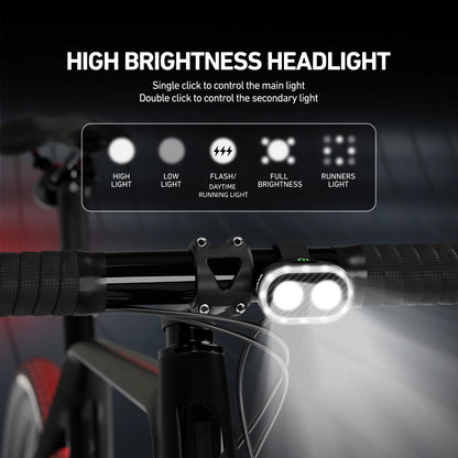 Bicycle Smart Brake Sensing Front Rear Light CYCLAMI CY300T