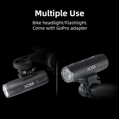 Bike Light XL1200 Headlight Waterproof Rechargeable Front Lamp XOSS 200-1200 Lm