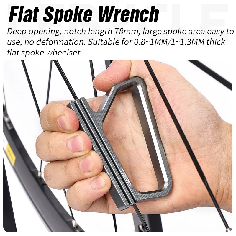 Spoke Wrench Bike Tool 0.8/0.9/1/1.1/1.2/1.3mm LEBYCLE