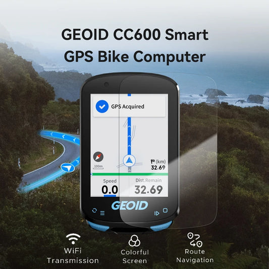 Bicycle Wireless Smart Computer Navigation WIFI ANT Odometer IPX7 GEOID CC600