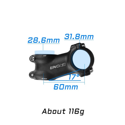 Ultra Light MTB Road Bike Stem 7 17 Degree UNO