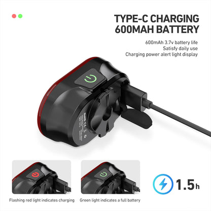 Bicycle Smart Brake Sensing Front Rear Light CYCLAMI CY300T