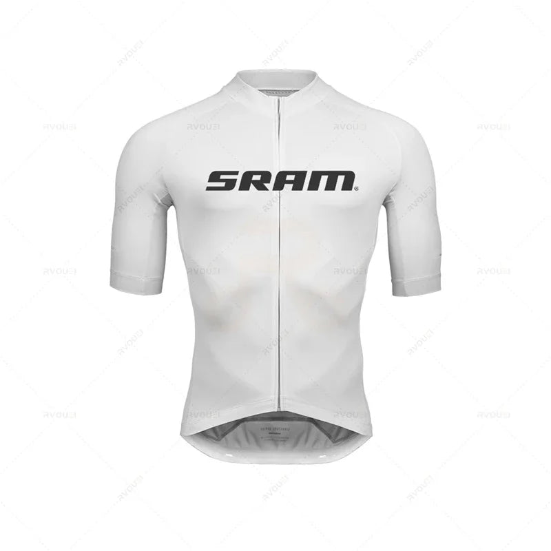 Team Cycling Jersey Summer Sets Sram
