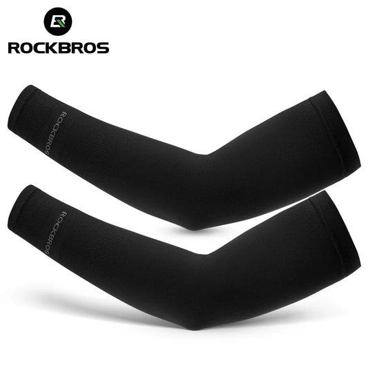 Summer Breathable Ice Silk Bicycle Sleeves Sun UV Protect ROCKBROS