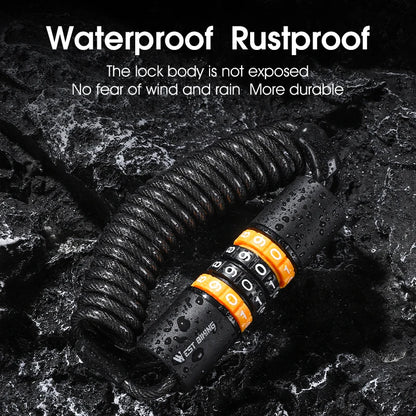 Portable Bicycle Password Lock WEST BIKING