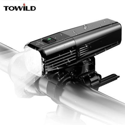 Bike Light with Tail Light USB - C Rechargeable LED TOWILD BR800