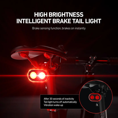 Bicycle Smart Brake Sensing Front Rear Light CYCLAMI CY300T