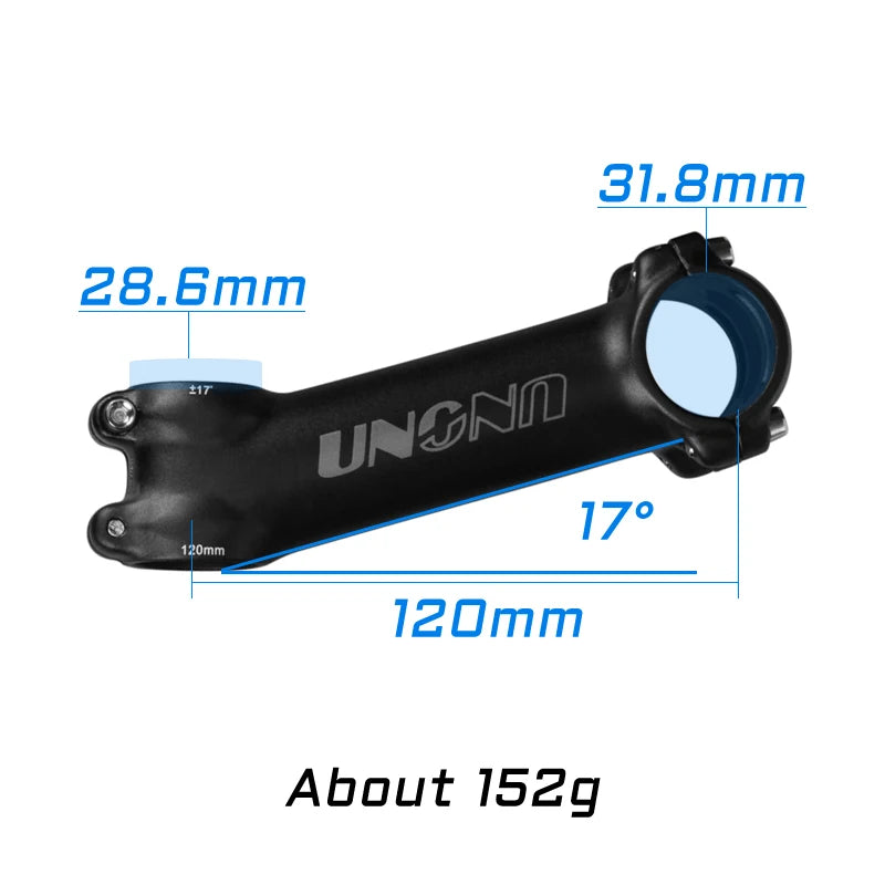 Ultra Light MTB Road Bike Stem 7 17 Degree UNO