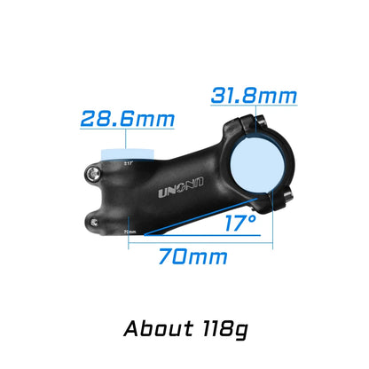 Ultra Light MTB Road Bike Stem 7 17 Degree UNO