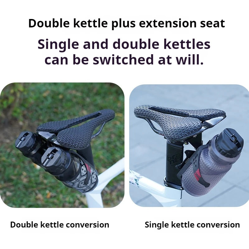 Bicycle Water Bottle Cage Extension Bracket Aluminum Alloy ENLEE