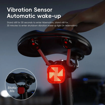 Wireless Team Sync Tail Light Auto Brake Sensing CYCLAMI CY180