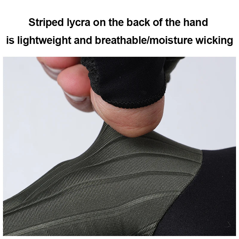 Summer Bicycle Half Finger Gloves 3D Padded Anti-Slip Shock-Absorbing LAMEDA