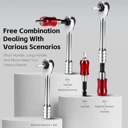 Portable Ratchet Wrench Kit 14 In 1 WEST BIKING