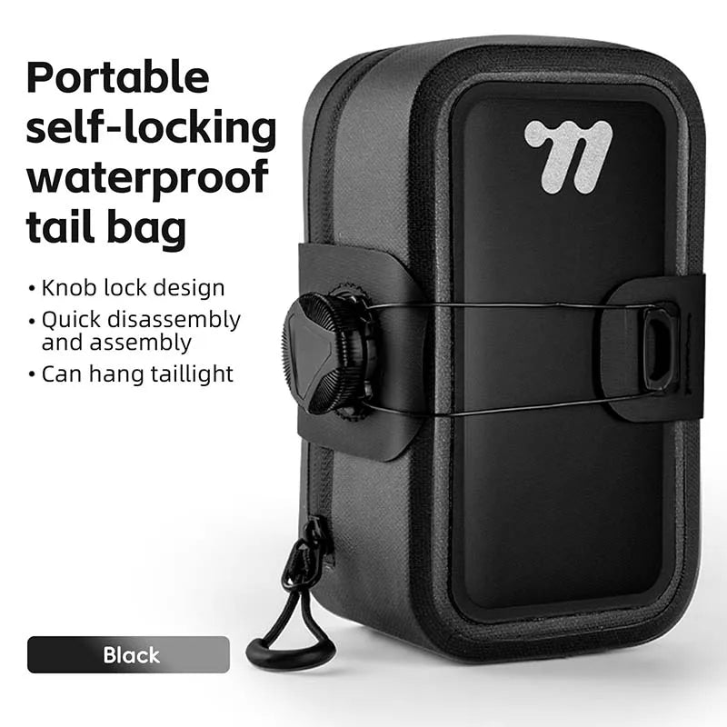 Bicycle Saddle Waterproof Bag 600D TPU Seamless WEST BIKING