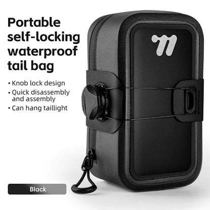 Bicycle Saddle Waterproof Bag 600D TPU Seamless WEST BIKING