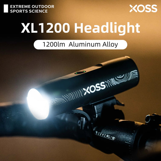 Bike Light XL1200 Headlight Waterproof Rechargeable Front Lamp XOSS 200-1200 Lm