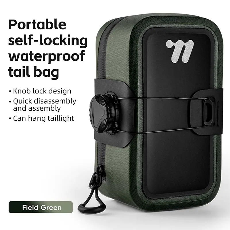 Bicycle Saddle Waterproof Bag 600D TPU Seamless WEST BIKING