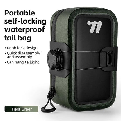 Bicycle Saddle Waterproof Bag 600D TPU Seamless WEST BIKING