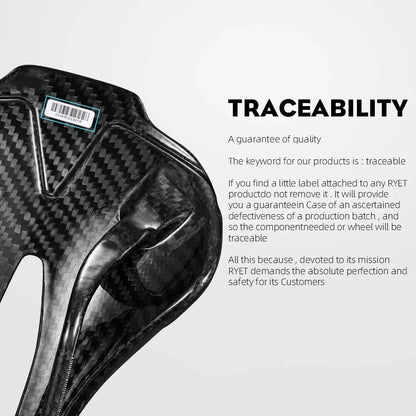3D Printed Bicycle Ultralight Carbon Saddle 250x140mm RYET