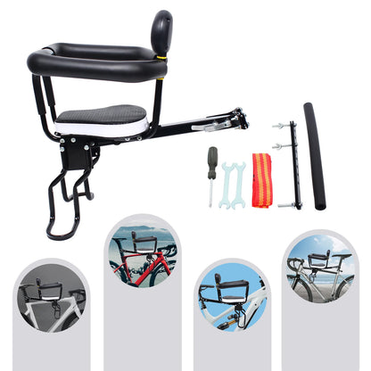 Kids Bike Seat Bearing 40kg Front Mounted