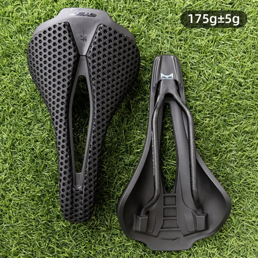 3D Printed Bicycle Ultralight Carbon Saddle 250x140mm RYET