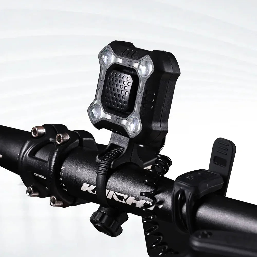 Bicycle Multifunctional 2-in-1 Horn Lamp High Decibel Waterproof USB Charge