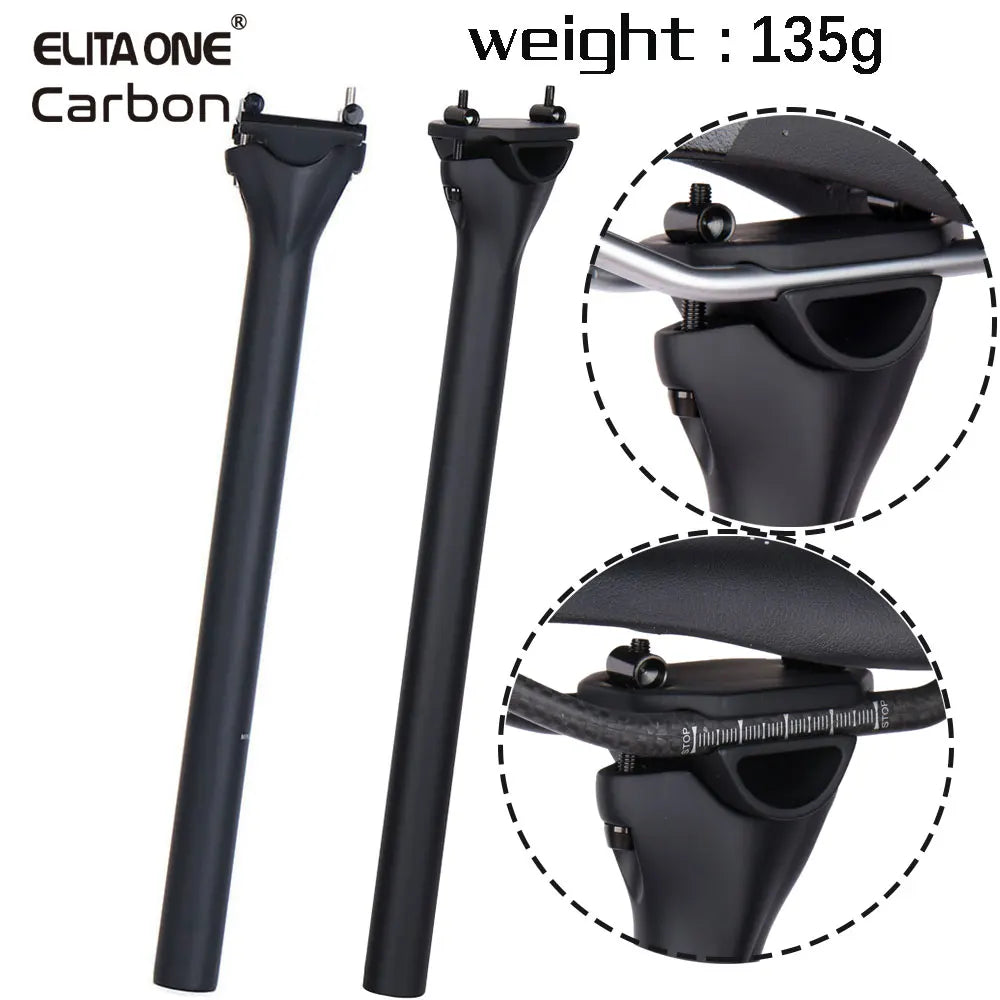 Carbon Fiber Seat Post 27.2/30.9/31.6mm ELITA ONE MTB